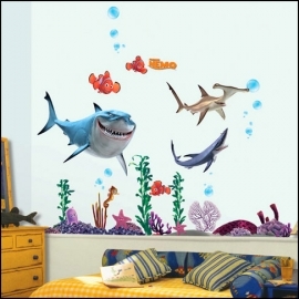 מדבקה של נמו וחבריו 1+1 חינם !!