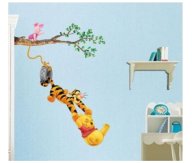 מדבקת קיר פו הדוב עם טייגר על עץ 1+1 חינם !!