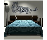 מדבקת נמר שוכב