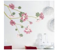 פרחים בצבעים ירוק , לבן ,ורוד