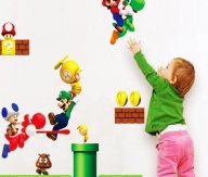 מדבקות קיר סופר מריו 1+1 חינם !!